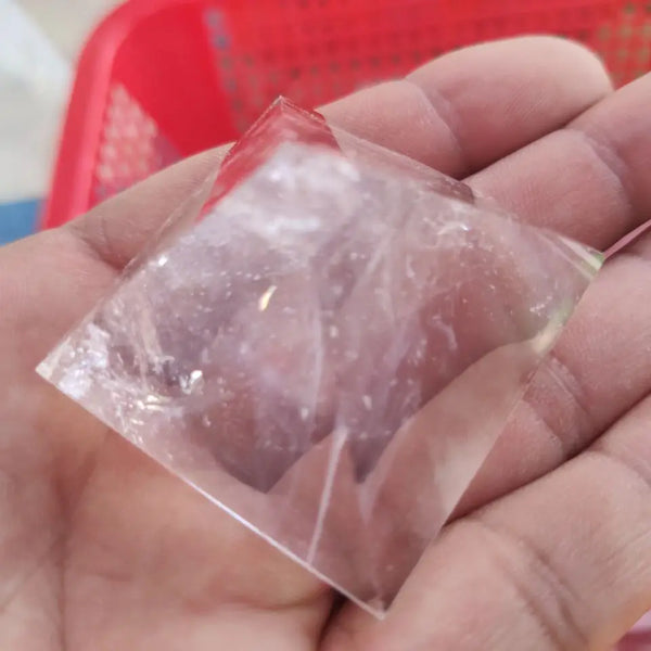 Clear Crystal Pyramid-ToShay.org