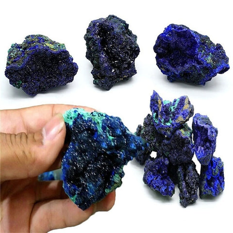 Blue Azurite Malachite Crystal-ToShay.org