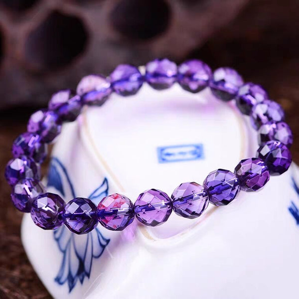 Purple Amethyst Quartz Bracelet-ToShay.org