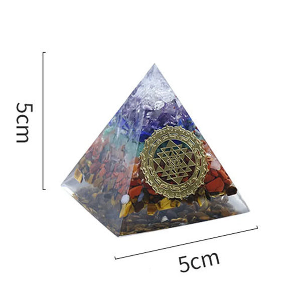 Energy Chakra Orgonite Pyramid-ToShay.org