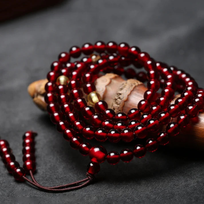 Red Amber Prayer Beads-ToShay.org