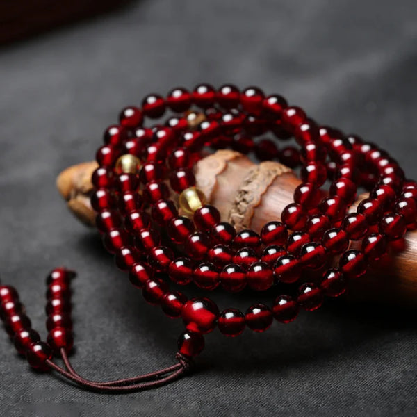 Red Amber Prayer Beads-ToShay.org