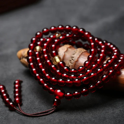 Red Amber Prayer Beads-ToShay.org