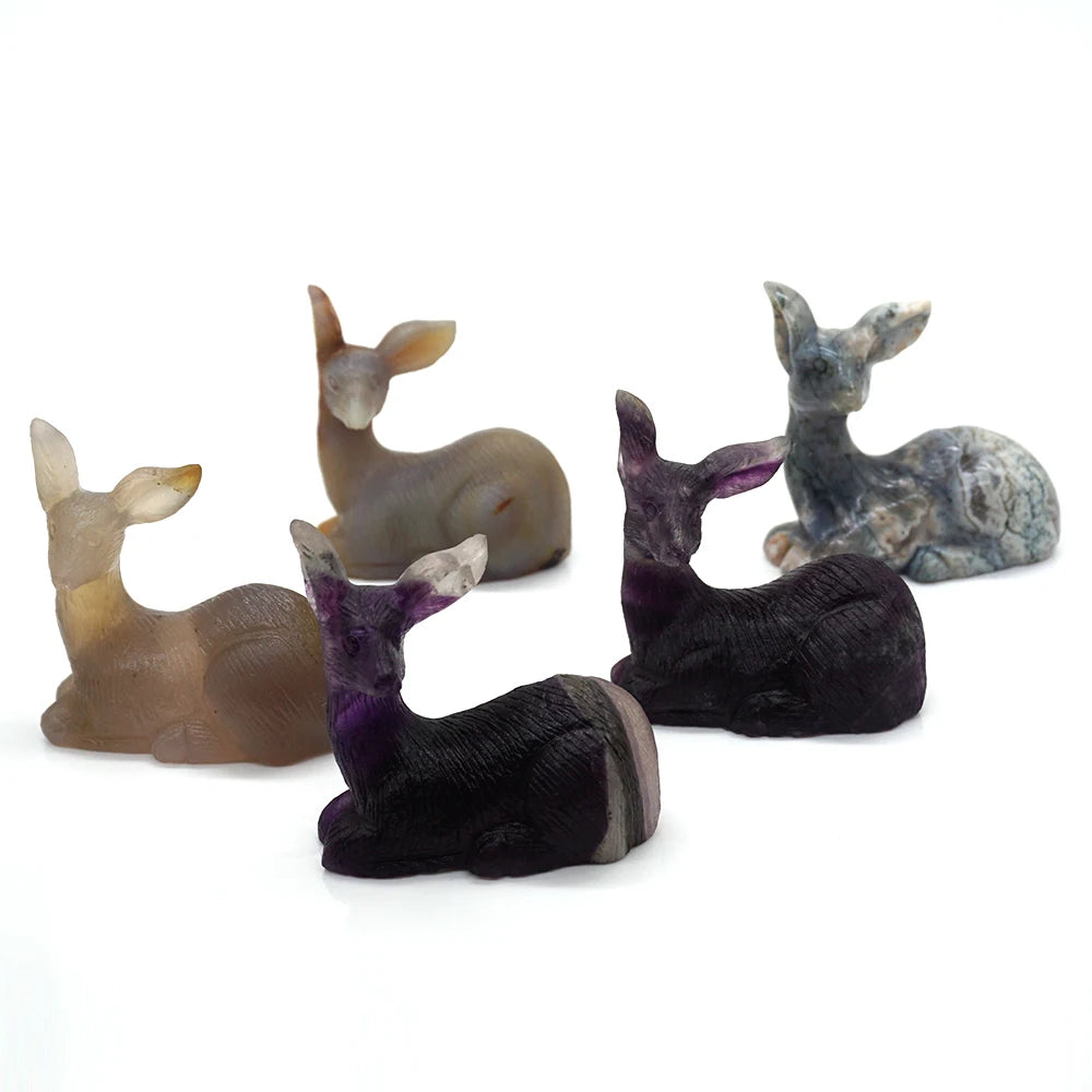 Purple Fluorite Deer-ToShay.org