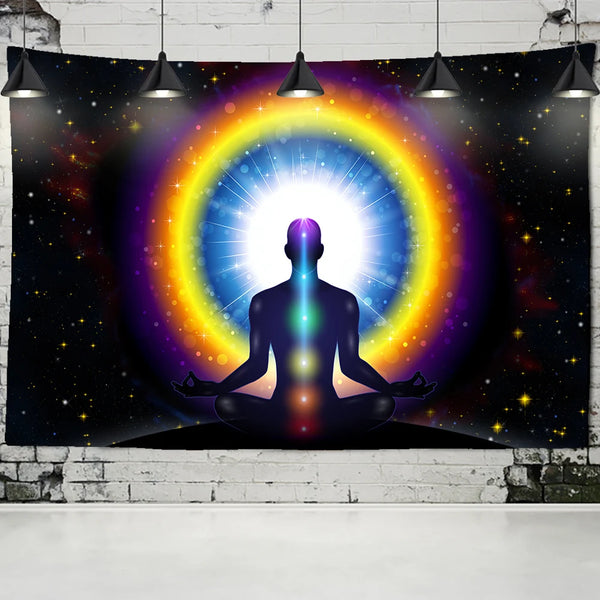 Chakra Meditation Tapestry-ToShay.org