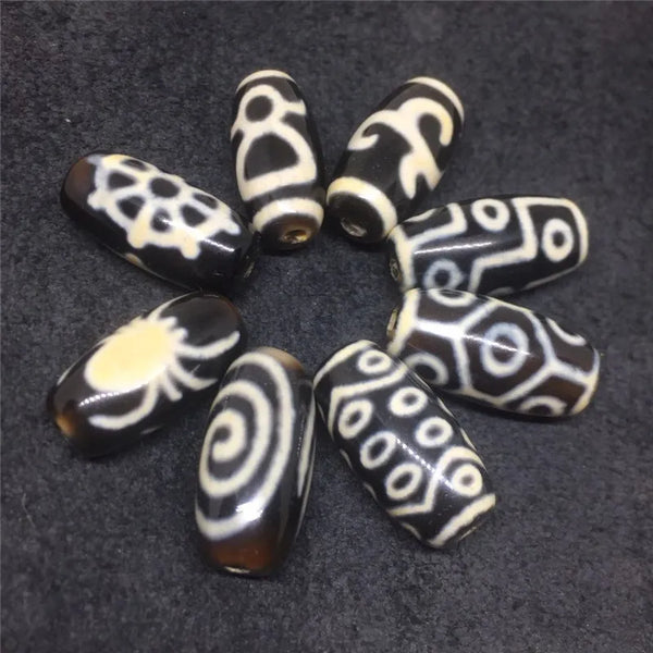 Tibetan Agate Eye Dzi Beads-ToShay.org
