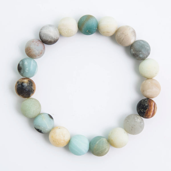 Blue Amazonite Stone Mala Beads-ToShay.org