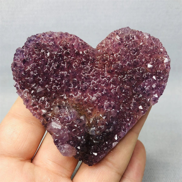 Red Amethyst Heart-ToShay.org