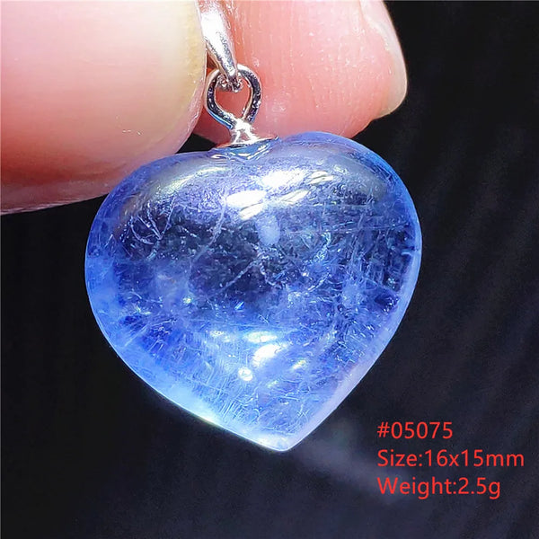 Blue Aquamarine Crystal Pendant-ToShay.org
