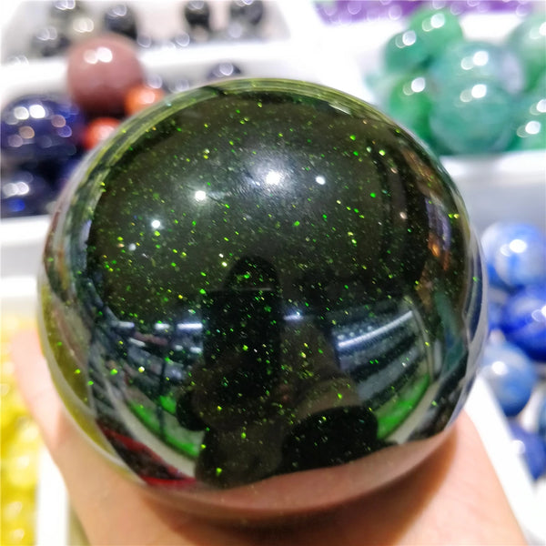 Green Gold Sandstone Balls-ToShay.org