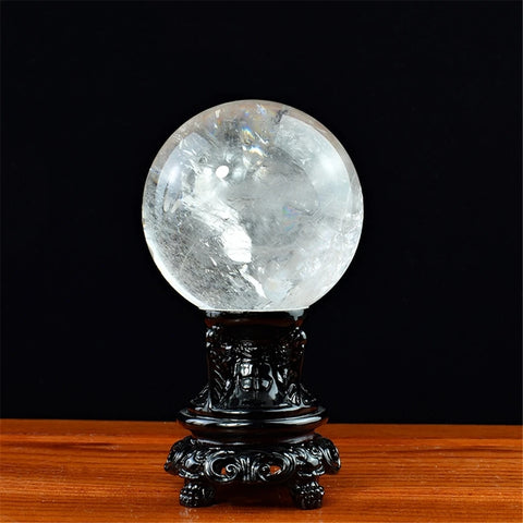 White Quartz Crystal Ball-ToShay.org