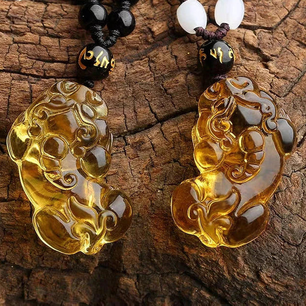 Yellow Citrine Quartz Pi Xiu-ToShay.org