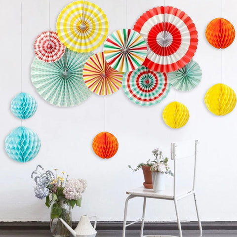 Paper Fan Rosettes-ToShay.org
