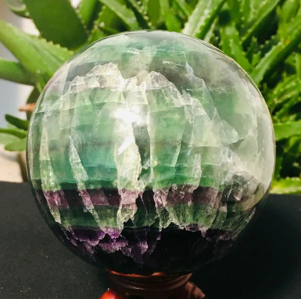 Green Fluorite Quartz Ball-ToShay.org