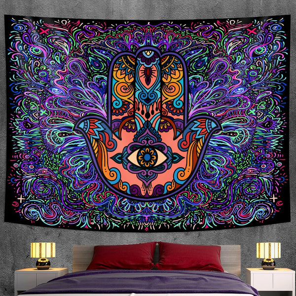 Hamsa Hand Tapestry-ToShay.org