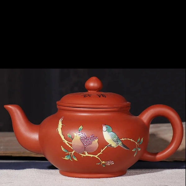 Yixing Painted Clay Teapot-ToShay.org