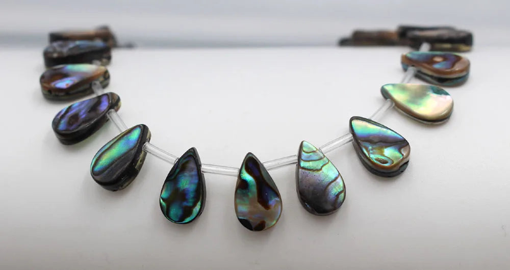 Blue Abalone Shell Beads-ToShay.org