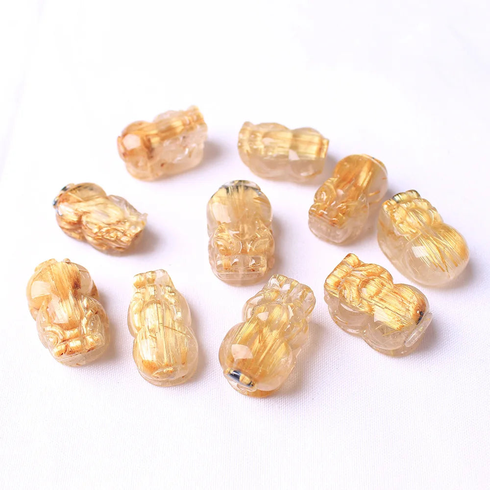 Gold Rutilated Quartz Pi Xiu-ToShay.org