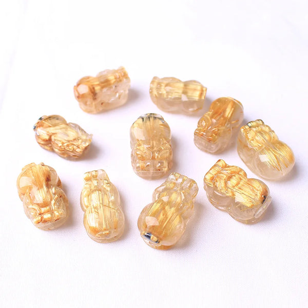 Gold Rutilated Quartz Pi Xiu-ToShay.org