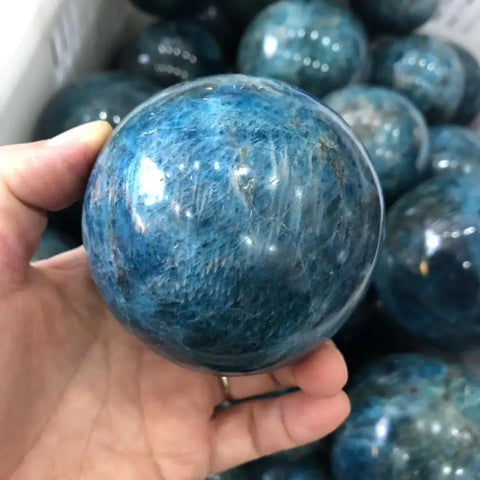 Blue Apatite Ball-ToShay.org