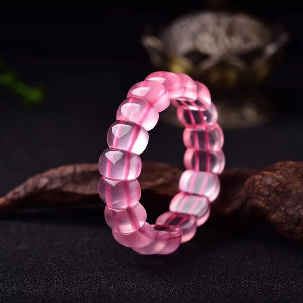 Pink Star Rose Quartz Bracelet-ToShay.org