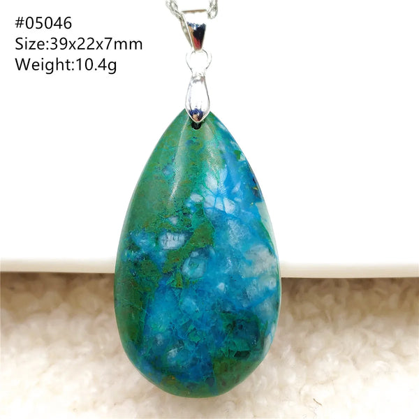 Blue Green Malachite Pendant-ToShay.org