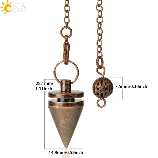 Copper Dowsing Pendulum-ToShay.org