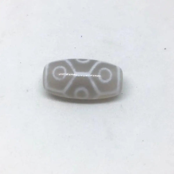 White Agate Dzi Beads-ToShay.org