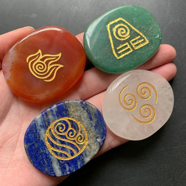 Element Symbols Palm Stones-ToShay.org