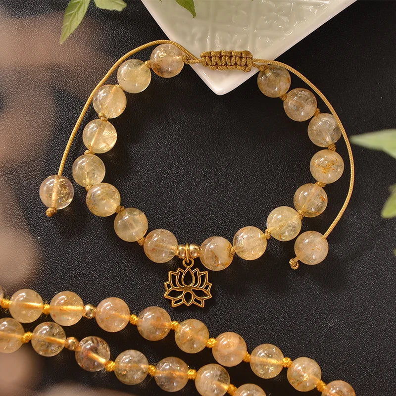 Yellow Citrine Mala Beads-ToShay.org