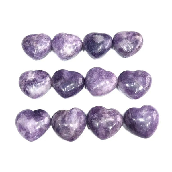 Purple Lepidolite Heart-ToShay.org