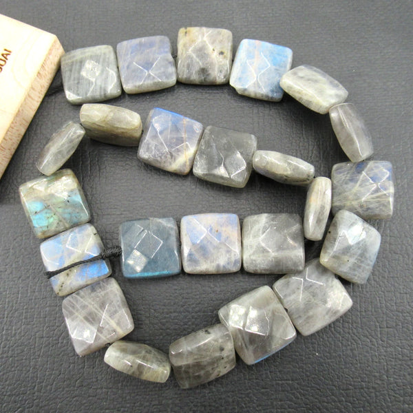 Blue Labradorite Square Beads-ToShay.org
