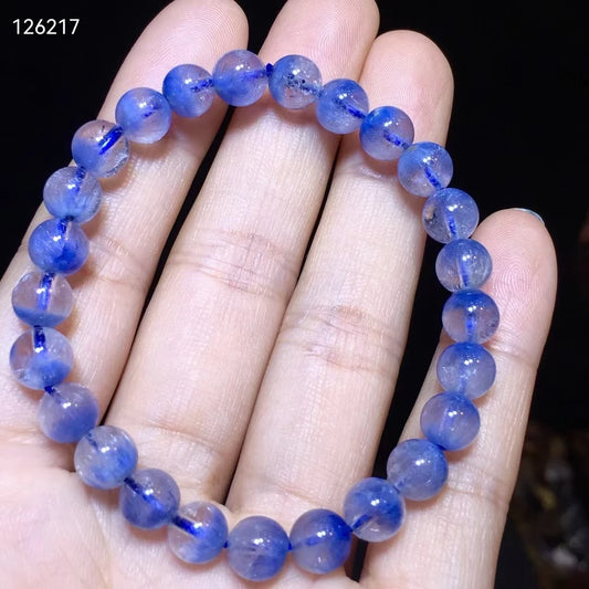Blue Rutilated Quartz Bracelet-ToShay.org