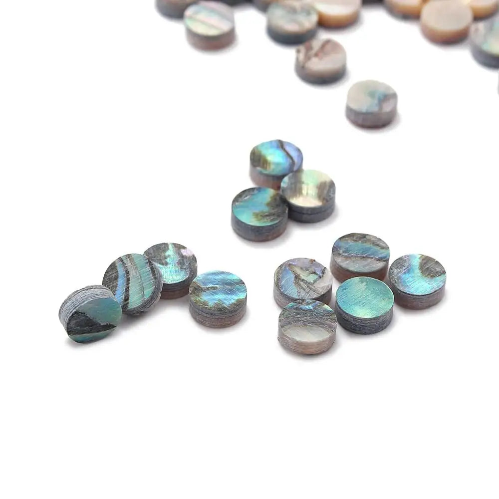Green Abalone Shell Dots-ToShay.org