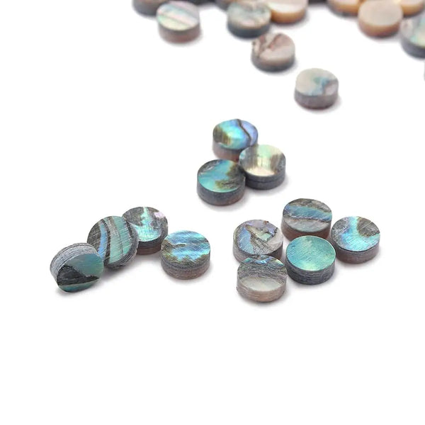 50PCS Abalone Guitar Marker 6.35mm 1/4" Dot Inlay Fingerboard Luthier-ToShay.org