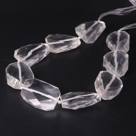 Clear Crystal Quartz Beads-ToShay.org