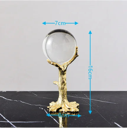 Gold Crystal Ball Stand-ToShay.org