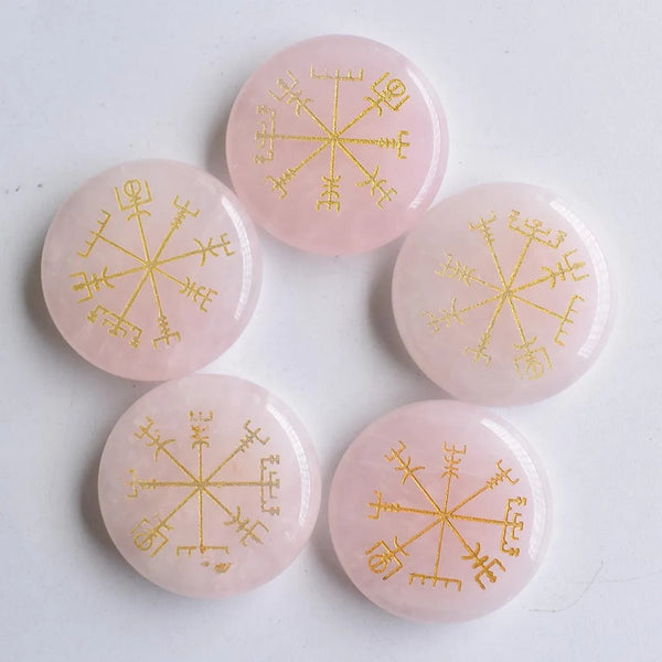 Crystal Compass Palm Stones-ToShay.org