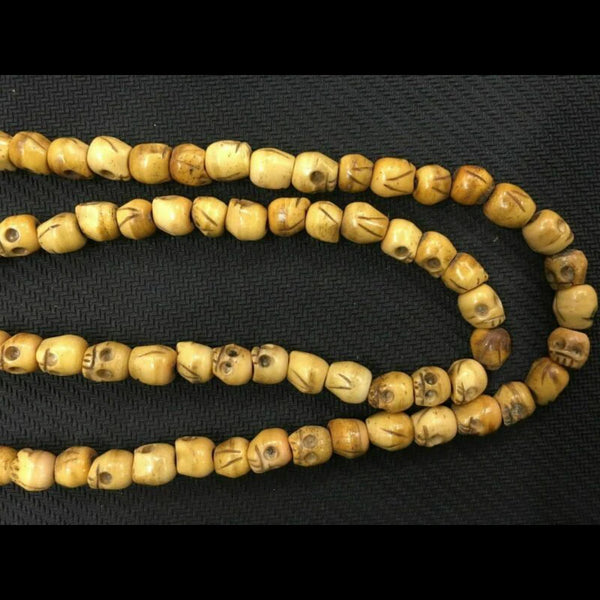 Tibetan Bone Skull Beads-ToShay.org