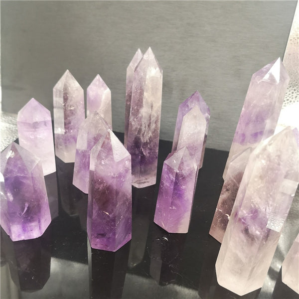 Purple Amethyst Crystal Wand-ToShay.org