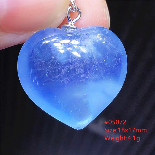 Blue Aquamarine Crystal Pendant-ToShay.org