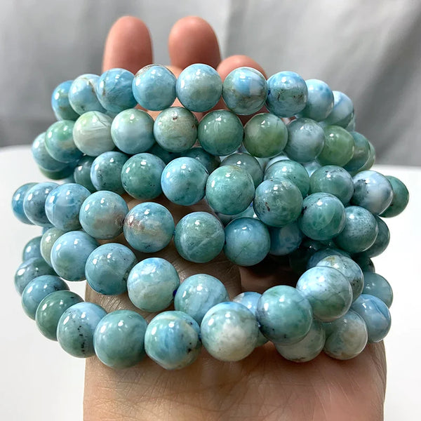 Blue Larimar Stone Beads-ToShay.org