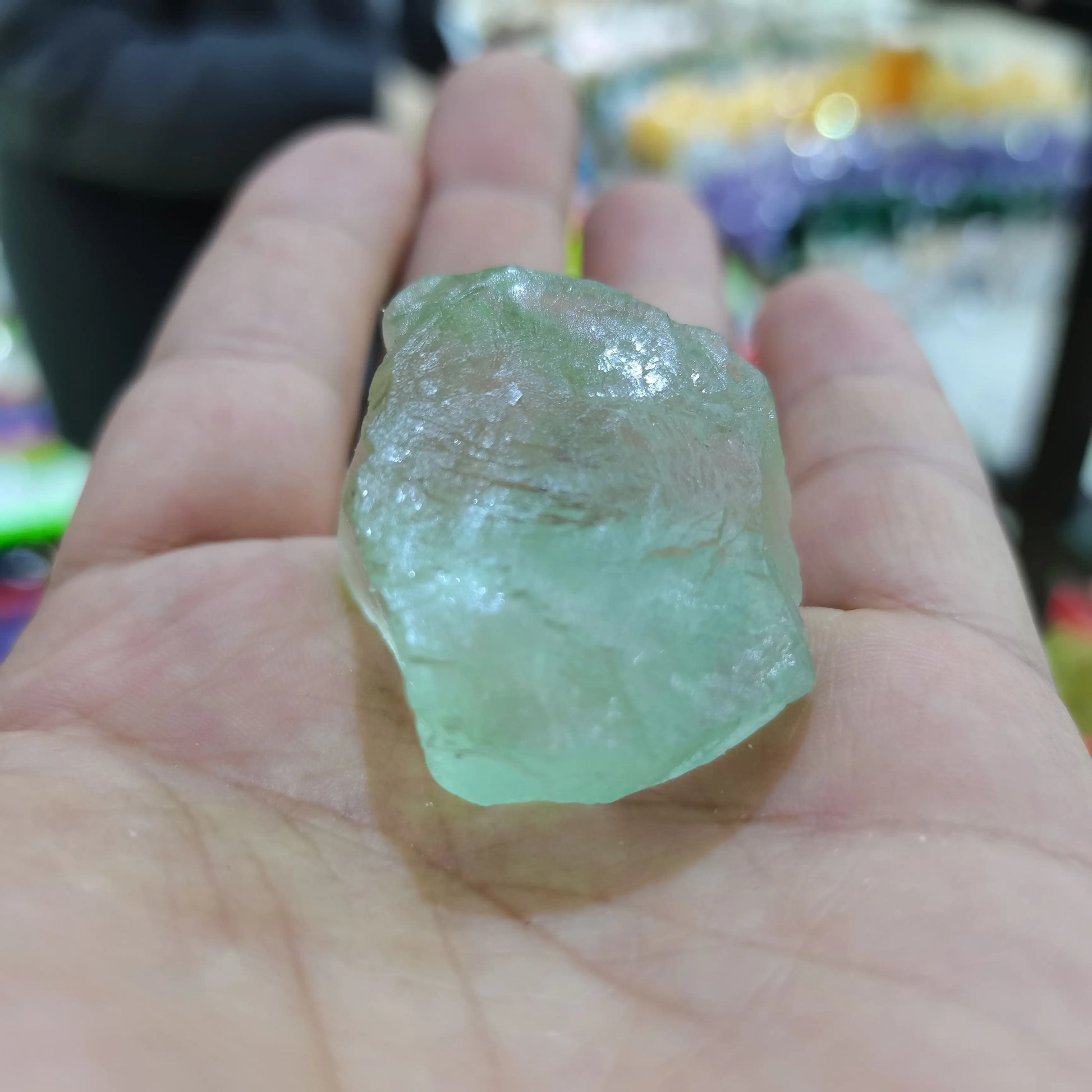 Green Aquamarine Rough Stone-ToShay.org