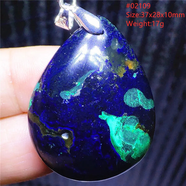 Blue Azulite Pendant-ToShay.org