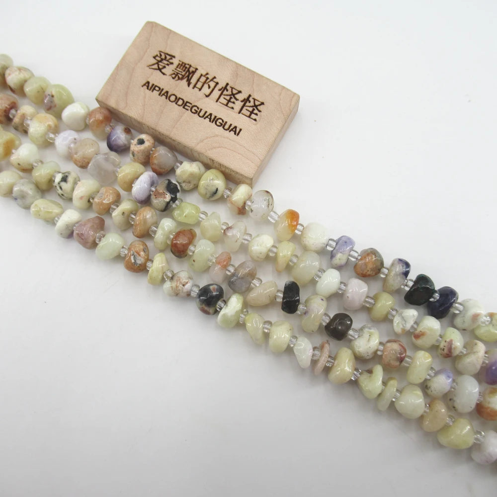 Yellow Purple Opal Beads-ToShay.org