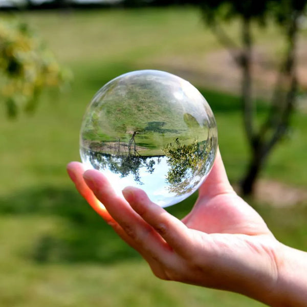 Clear Coloured Crystal Balls-ToShay.org