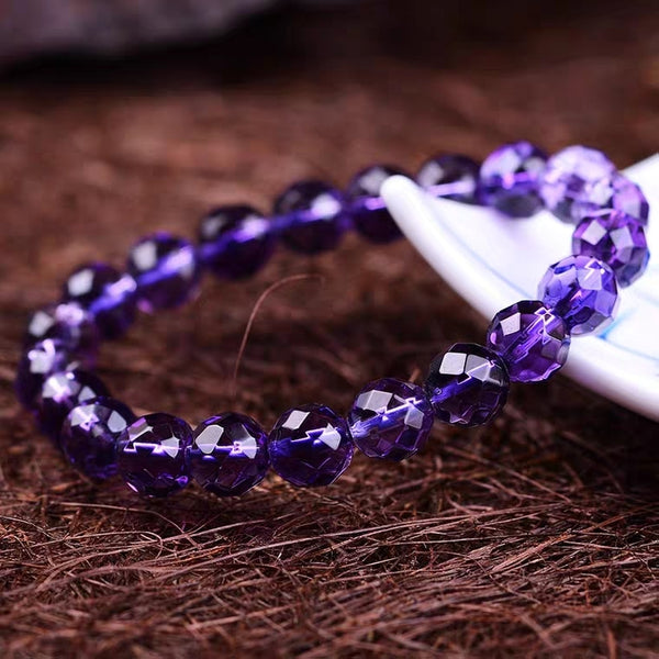 Purple Amethyst Quartz Bracelet-ToShay.org