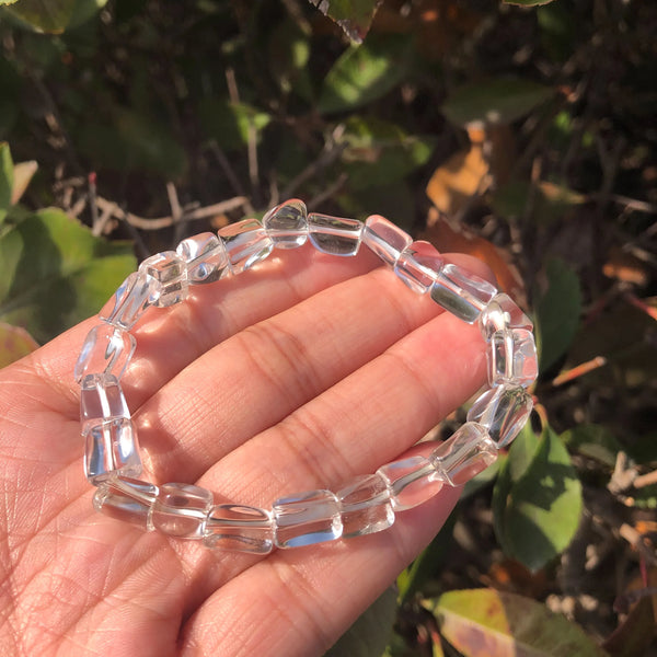 Clear Rock Quartz Bracelet-ToShay.org