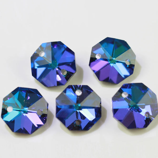 Coloured Crystal Octagon Beads-ToShay.org
