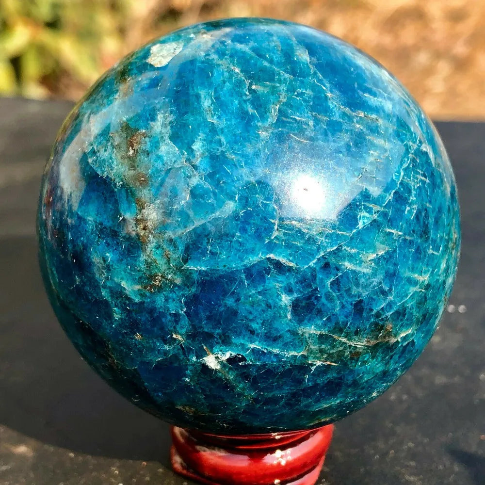 Blue Apatite Ball-ToShay.org